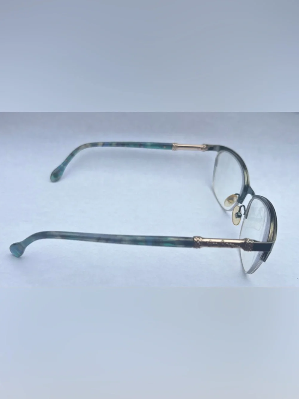Lilly Pulitzer Eyeglasses Frames Only Carney Gold Teal Brown Purple Tortoise